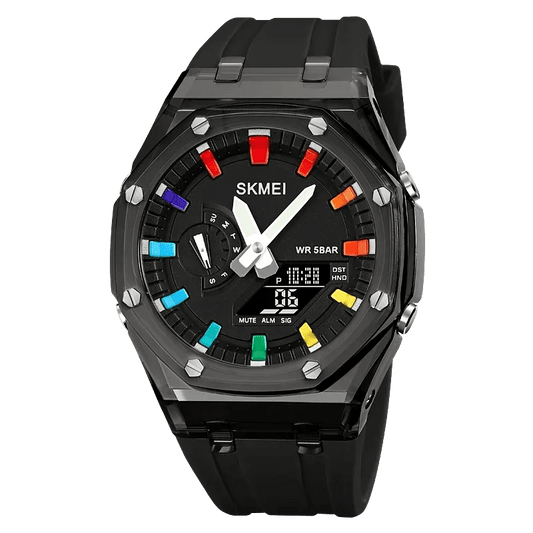 Montre Analogique/Numérique résistante et étanche | Solara