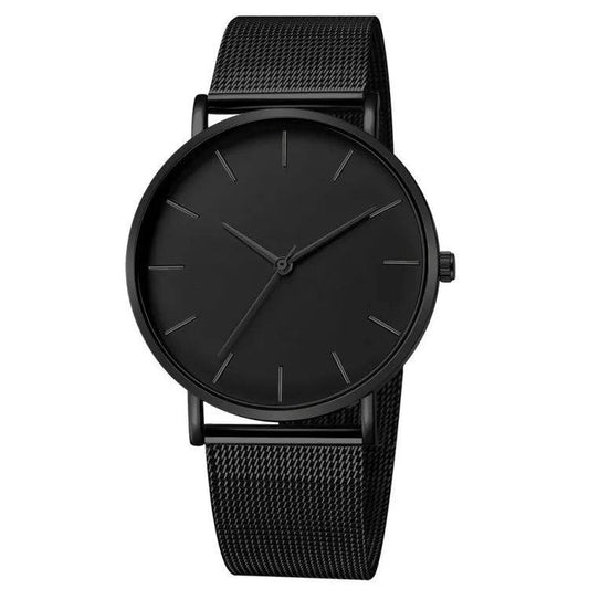 Montre minimaliste en acier inoxydable à maille ultra fine | Tempête